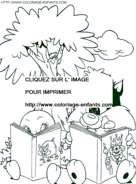 coloriage baby looney tunes