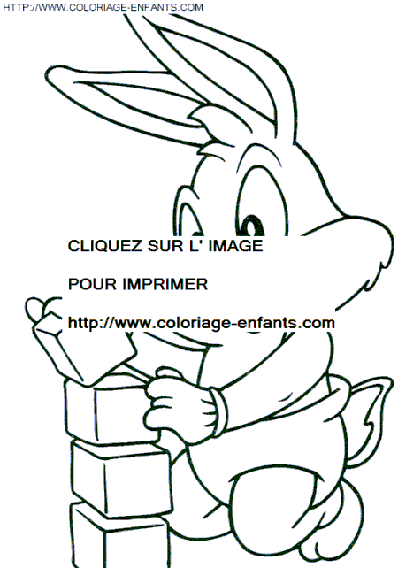 coloriage baby looney tunes