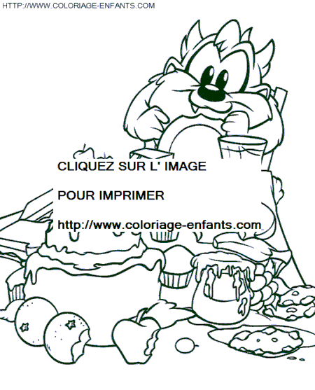 coloriage baby looney tunes