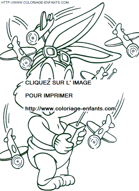 coloriage baby looney tunes