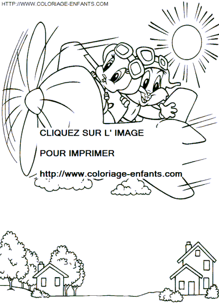 coloriage baby looney tunes