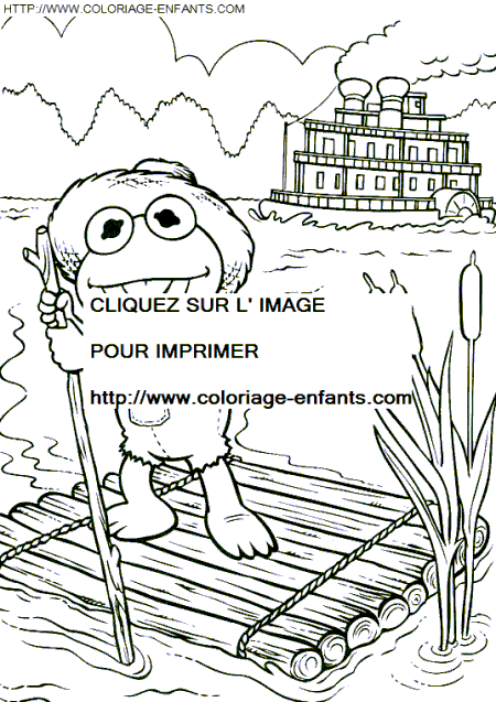 coloriage baby muppets