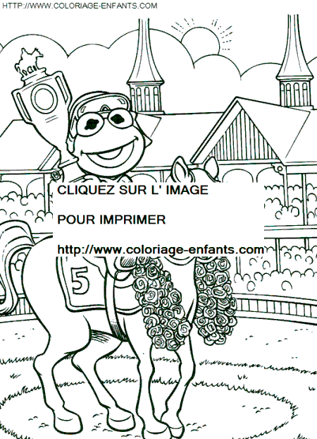 coloriage baby muppets