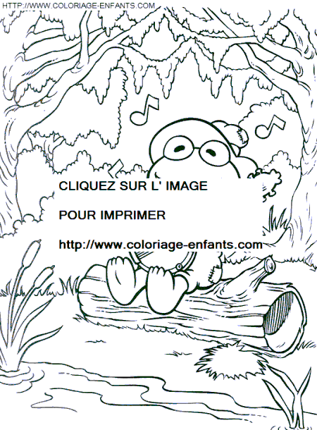 coloriage baby muppets