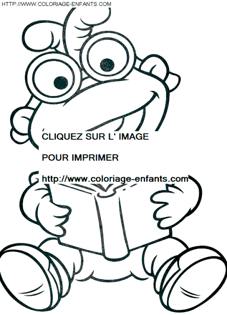 coloriage baby muppets