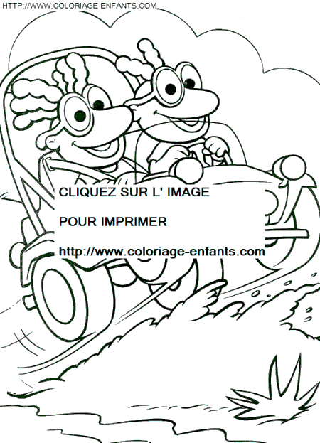 coloriage baby muppets