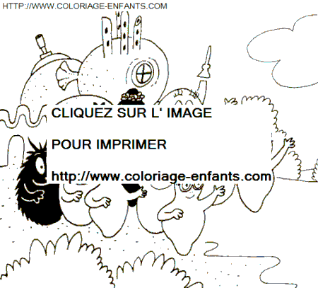 coloriage Serie Tv Barbapapa