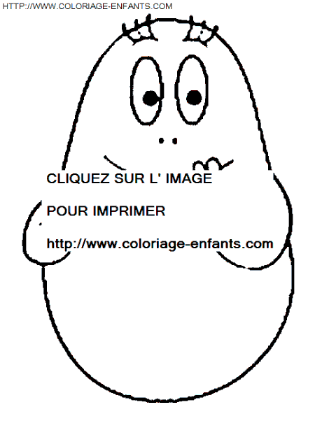 coloriage Serie Tv Barbapapa