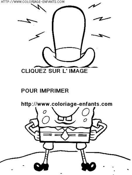 coloriage serie tv bob eponge et ses amis