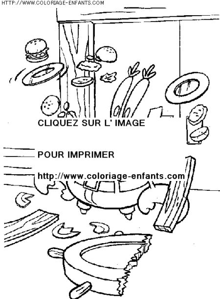 coloriage serie tv bob eponge et ses amis