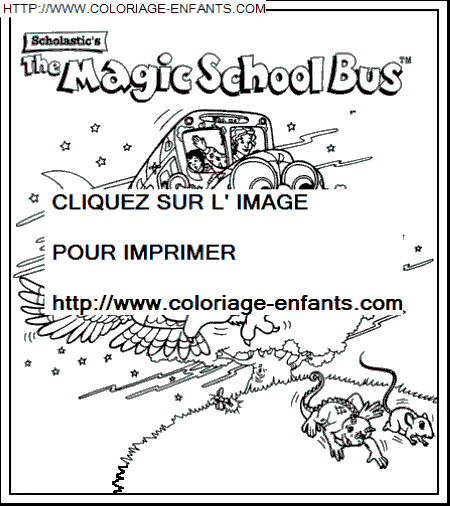 coloriage Serie Tv Bus Magique