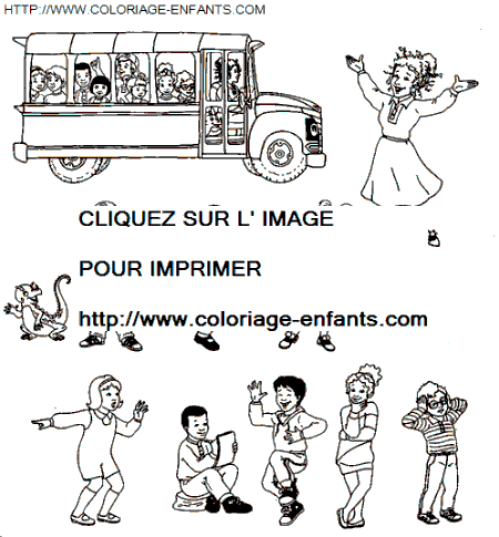 coloriage Serie Tv Bus Magique