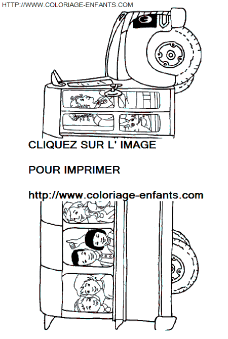 coloriage Serie Tv Bus Magique