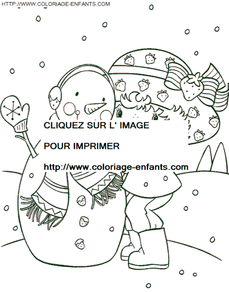 coloriage charlotte aux fraises