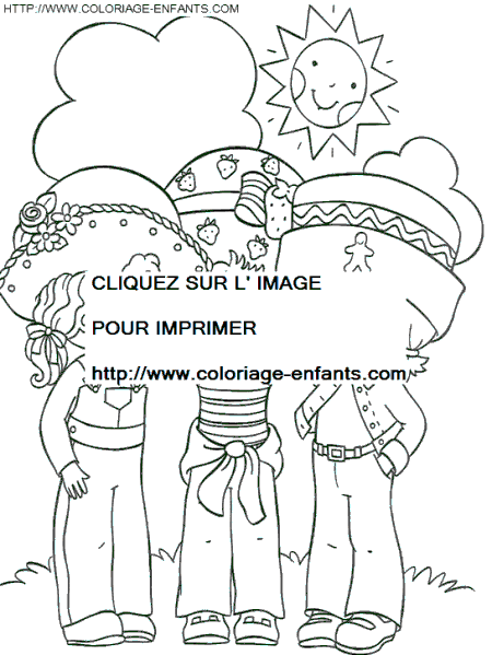 coloriage charlotte aux fraises