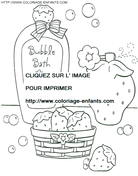 coloriage charlotte aux fraises