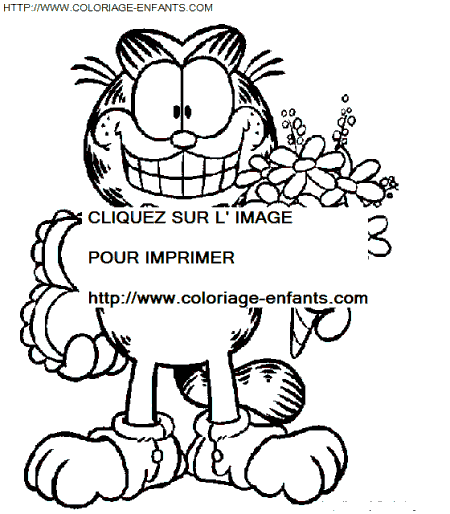 coloriage Serie Tv Garfield