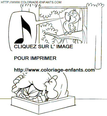 coloriage Serie Tv Garfield