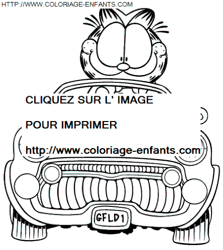 coloriage Serie Tv Garfield