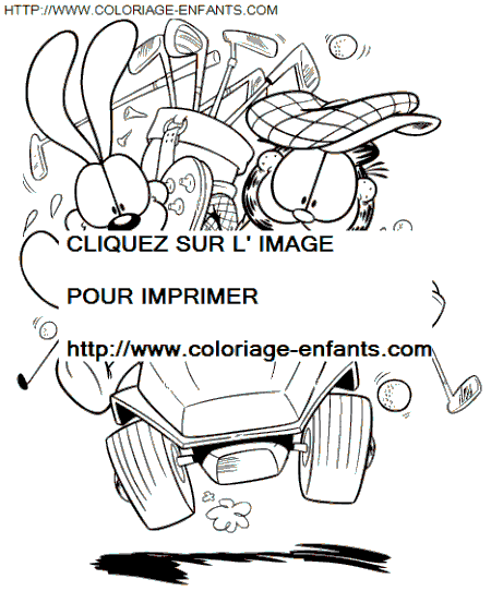 coloriage Serie Tv Garfield