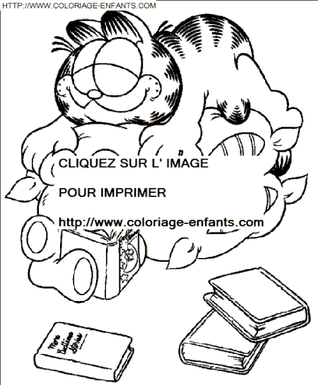 coloriage Serie Tv Garfield