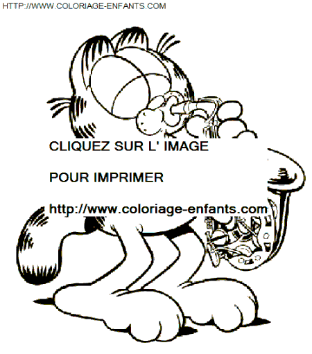 coloriage Serie Tv Garfield