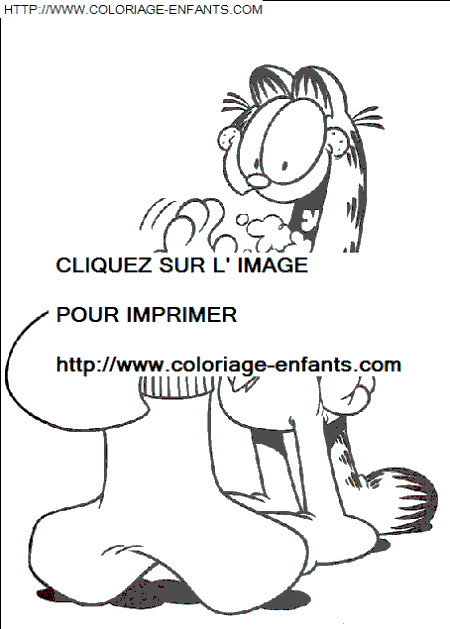 coloriage Serie Tv Garfield