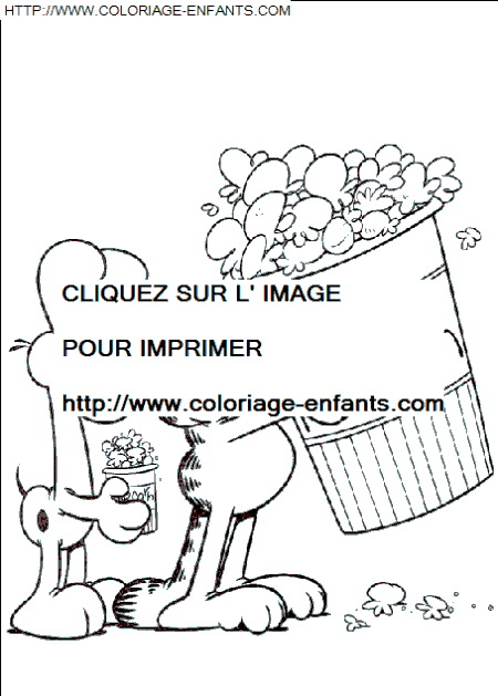 coloriage Serie Tv Garfield