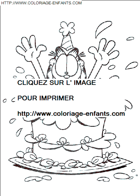 coloriage Serie Tv Garfield