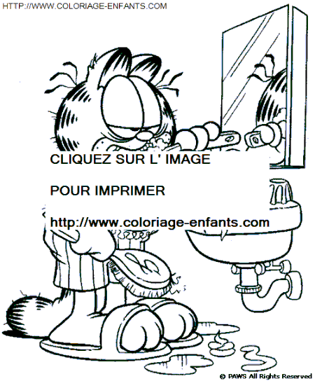 coloriage Serie Tv Garfield