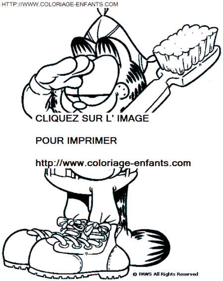 coloriage Serie Tv Garfield