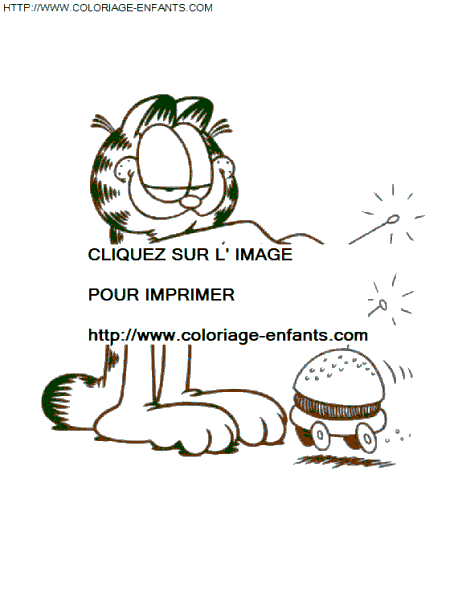 coloriage Serie Tv Garfield