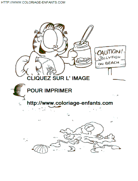 coloriage Serie Tv Garfield