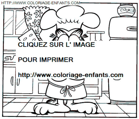 coloriage Serie Tv Garfield