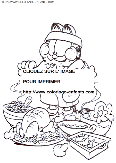 coloriage Serie Tv Garfield