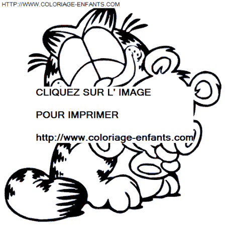 coloriage Serie Tv Garfield