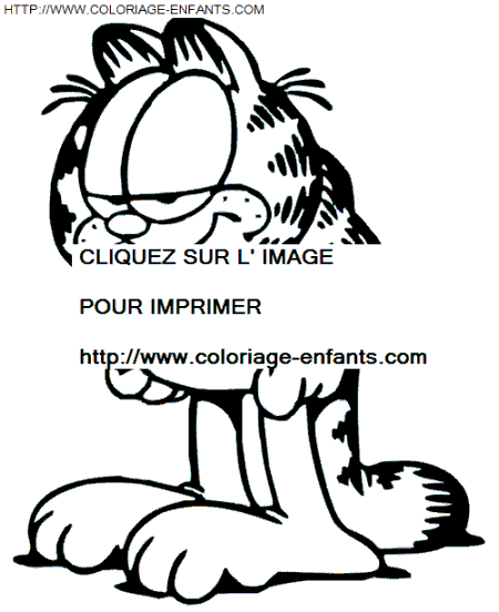 coloriage Serie Tv Garfield