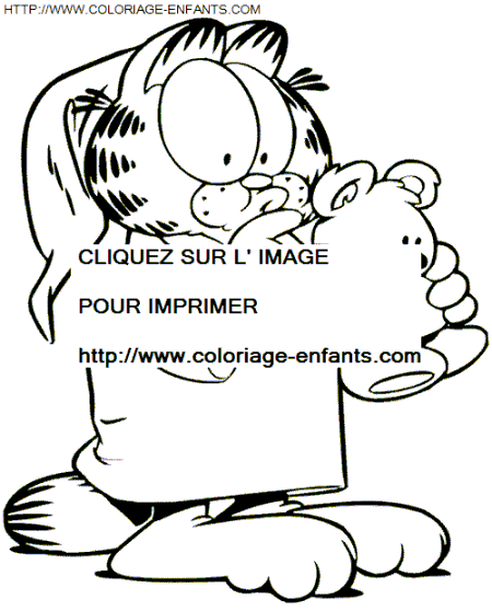 coloriage Serie Tv Garfield