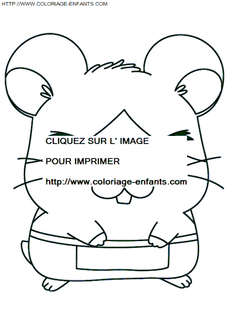 coloriage Serie Tv Hamtaro