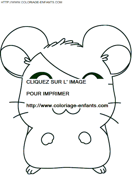 coloriage Serie Tv Hamtaro