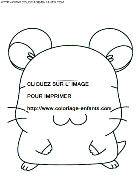 coloriage Serie Tv Hamtaro