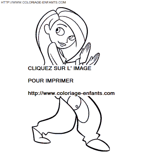 coloriage Serie Tv Kim Possible