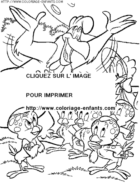 coloriage serie tv looney tunes