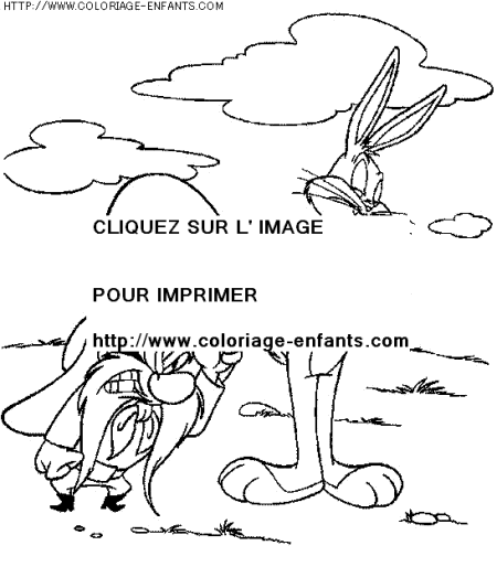 coloriage serie tv looney tunes