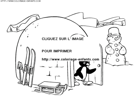 coloriage serie tv pingu