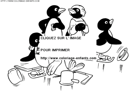 coloriage serie tv pingu