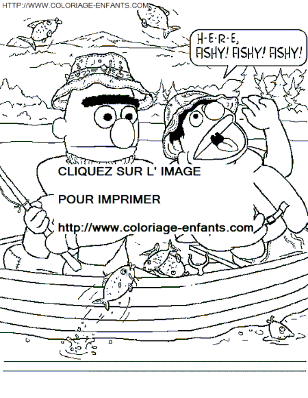 coloriage Serie Tv Rue Sesame