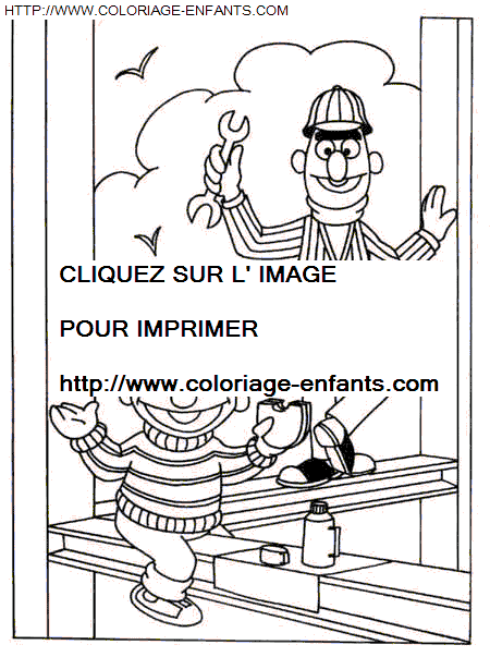 coloriage Serie Tv Rue Sesame