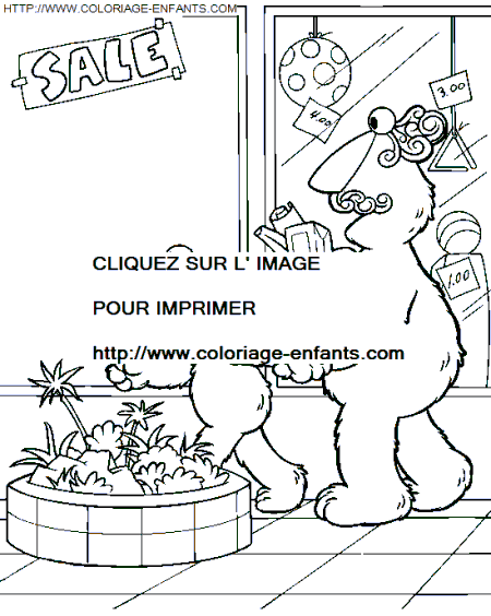 coloriage Serie Tv Rue Sesame