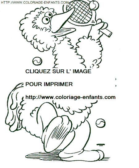 coloriage Serie Tv Rue Sesame